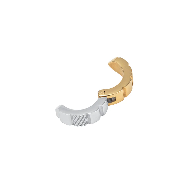 Xocolatl Chocolate Bi-color Cuff Earring - Image 7