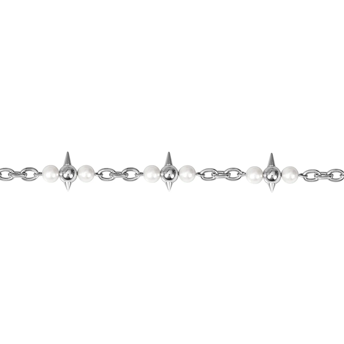 Y2B SERIES Double Chain Detachable Flower Expression Pendant Spike Necklace - Image 6